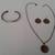 Solid copper necklace and earrings set, bracelet 2 thumbnail