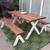 Picnic tables brand new handmade furniture solid wood 19 thumbnail