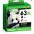 WEKVA 63XL Ink Cartridges Replacement for HP 63 XL Black Color Comb 1 thumbnail