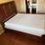 Solid Mahogany Queen Bed Frame with Mattress and Box springs 5 thumbnail