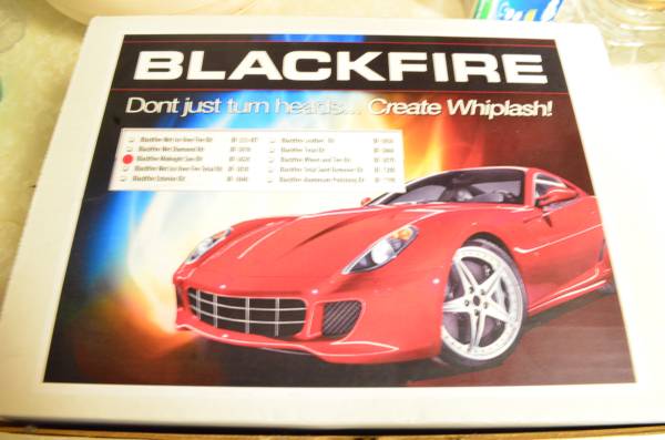 Blackfire Midnight Sun Kit Car Care Wax Wash Polish Open Box Kit 1