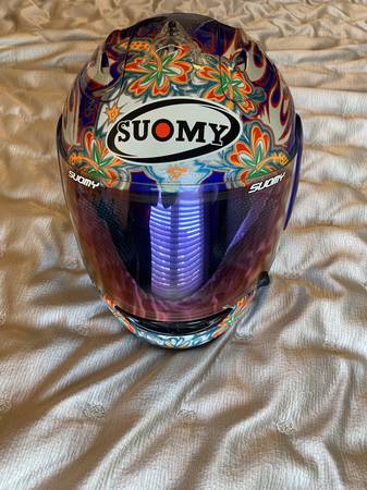 Motorcycle Helmet Suomy J10 Spec 1R Extreme Type A Flowers 1