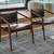 Article - 2 Black Leather Solid Wood Chairs - Mid Century Lento 25" 2 thumbnail