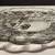 25th Anniversary clear glass serving plate w/ handles & silver overlay 10 thumbnail