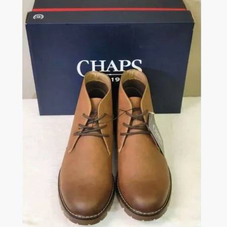 Size: 10 . Chukka Boots w/ Memory Foam . Chaps New in Box  display picture 1