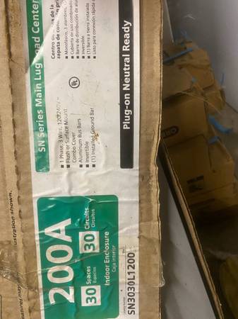 New 200amp main panel 1