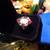 Natural Moonstone, 8 Amethyst, 8 Blue Topaz Ring; Size7.5 Silver, Gold 1 thumbnail