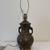 Antique Asian Bronze Champleve Cloisonné Enamel Dragon Handle Lamp 2 thumbnail