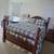 Queen bed, wardrobe, nightstand, half round end table 1 thumbnail