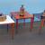 Set of 3 mid century Hans Andersen teak stacking tables 2 thumbnail