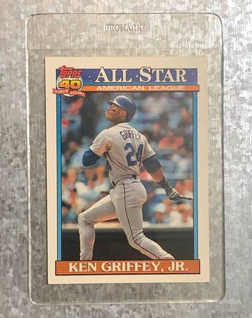 1991 Ken Griffey Jr.  Baseball Card All-Star Topps #392 1