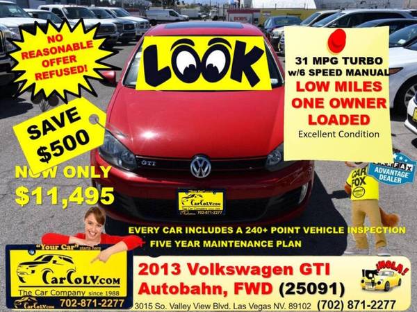 2013 Volkswagen GTI Autoban FWD 1