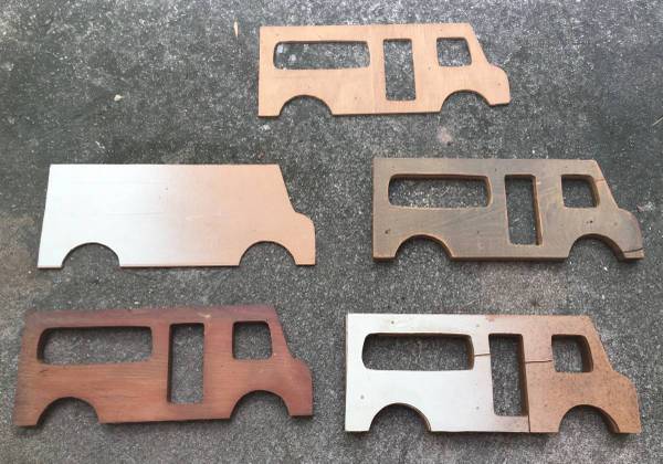 Wooden Patterns for Making Toy Trucks, Cars and Racers 1