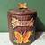 Vtg Treasure Craft Ceramic Butterfly Motif Cookie Jar & Canister Set 10 thumbnail