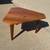 MCM Mid Century Modern Wood Guitar Pick Coffee Cocktail Table Vintage 1 thumbnail