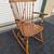 Vintage MCM Ethan Allen Braceback Windsor Maple Rocking Chair 2 thumbnail