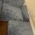 Blue L shaped Sofa blue chenille 3 thumbnail