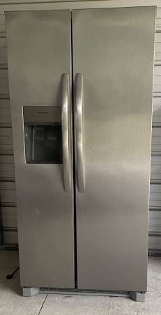Amana Stainless Side by Side Fridge 1
