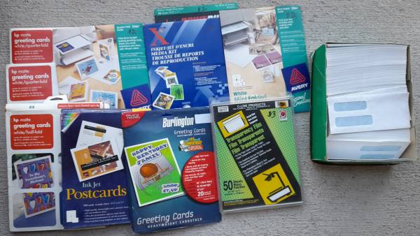 Assorted Greeting Cards and Office Supplies 1