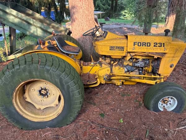 Ford 231 tractor load sensing 1