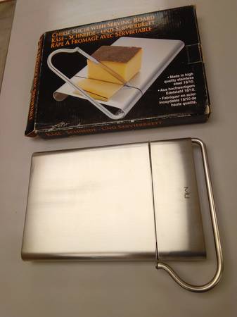 Stainless steel cheese slicer 1