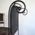 Vintage pair of Spanish leather and wrought iron bar/counter stools 6 thumbnail