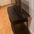 new TV black floor stand with shelf 3 thumbnail