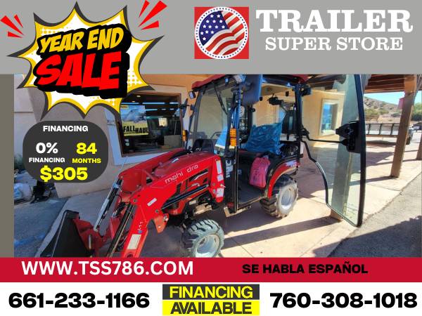 NEW MAHINDRA TRACTOR 1120-CAB TL ZERO INTEREST 1