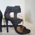 Women's Black Qupid High Heels Size 7.5 4 thumbnail