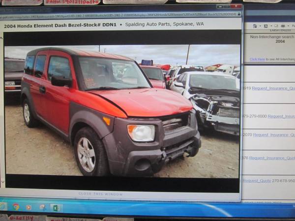 04 Honda Element for  parts 1
