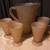 TIARA INDIANA GLASS CORAL SWEET PEAR GLASS PITCHER 4 TUMBLERS GLASSES 1 thumbnail