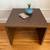 Steelcase Compact End Table — Walnut Laminate, Made in Canada 1 thumbnail