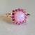 ♥️ Sterling Rose Gold Plated Ring Size 7 2 thumbnail