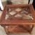 End Table with wood diamond shape grill 3 thumbnail