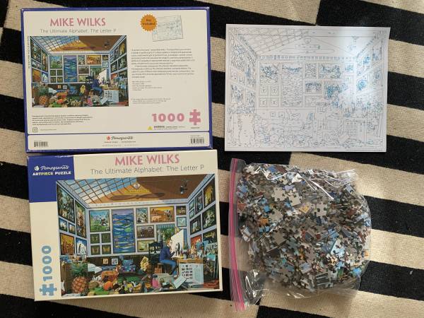 Pomegranate artpiece jigsaw puzzle Mike Wilks The Letter P 1000 pieces 1