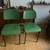 Jean Prouvé inspired Style  Mid century Green and black  Dining Chairs 5 thumbnail