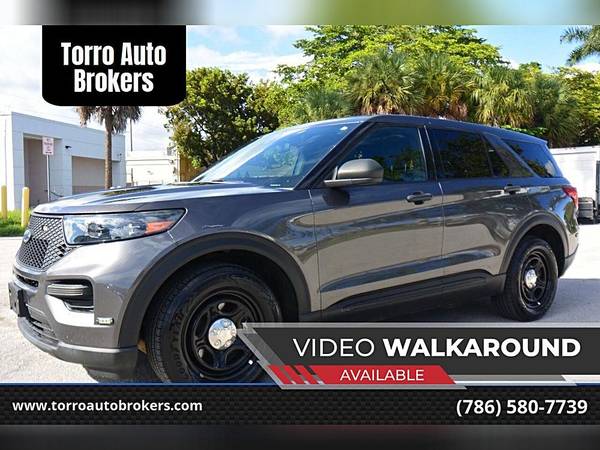 2020 Ford Explorer Police Interceptor Utility FPIU PPV PARTITITIONS UP 1