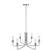 6-Light Chandelier, Satin Nickel 1 thumbnail