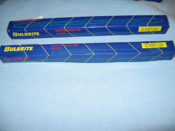 Two New Bulbrite Quartz Halogen Lamp Bulbs 1