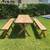Picnic tables brand new handmade solidwood patio furniture 6 thumbnail