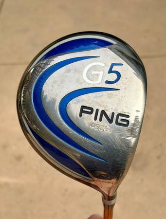 Ping G5 450cc 10* Right Hand Driver Aldila NVS 65 RFlex Graphite 45.5" 1