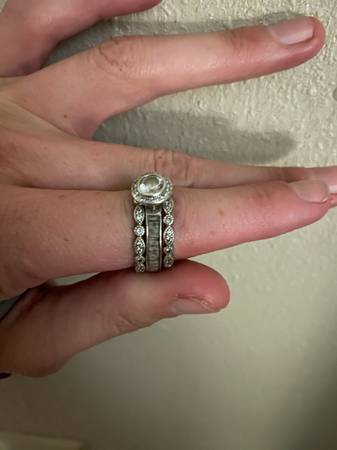 3 band Wedding Ring Set 1