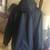 NEW Size S Reversible Navy Blue/   Gray~Med black raincoat  hooded 2 thumbnail
