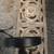 Peacock Feather Arrangement & Carved wooden floral wall décor candle h 3 thumbnail