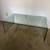 1980s Italian Waterfall Glass Coffee Table 1 thumbnail