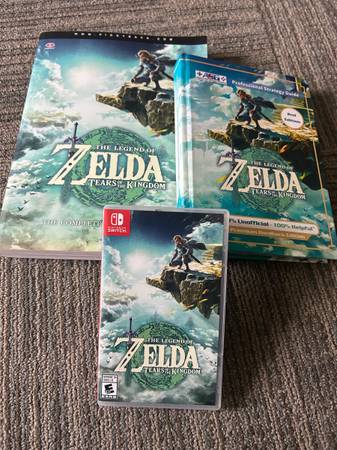 Nintendo Switch Zelda Tears of the Kingdom gmae and stradegy guides 1