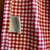 2 - Red Gingham Curtain Panels with matching Valance 3 thumbnail