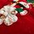 42" Bucilla handmade red Santa felt  applque round tree skirt 10 thumbnail