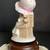 Vtg Price Products music box GIRL IN BONNET W/RABBIT CARROTS tall 8" 5 thumbnail
