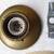 Mid-Century Modern Hanging Ceiling Lamp Shade, Tan Satin Frosted 3Hole 2 thumbnail